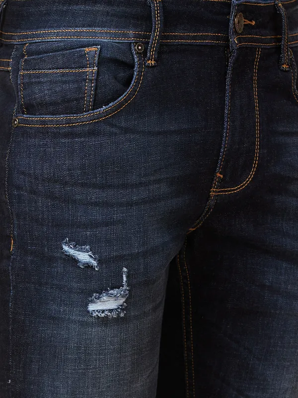 Being Human Men Skinnyfit Denim-Dark Tone