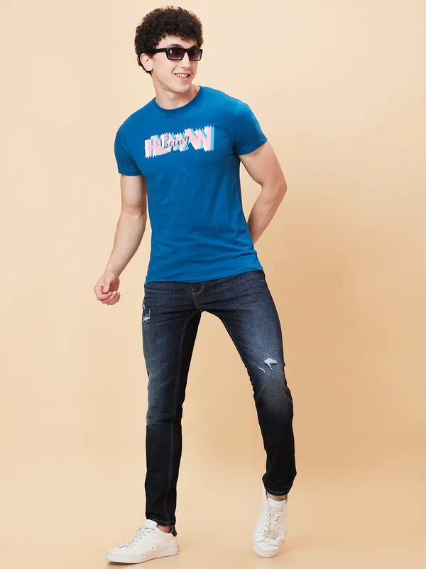 Being Human Men Skinnyfit Denim-Dark Tone