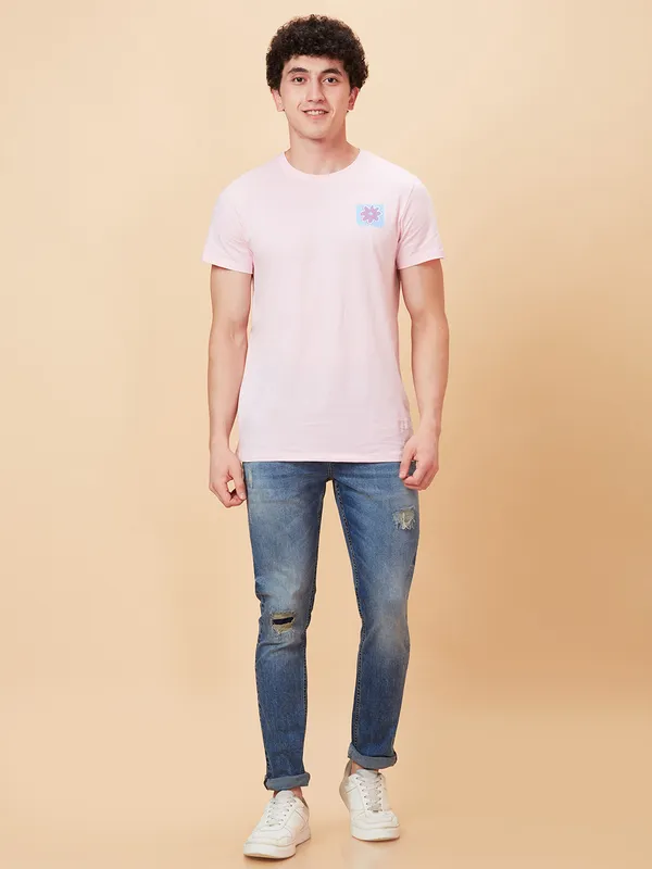 Being Human Men Slim Fit Denim-Mid Tone