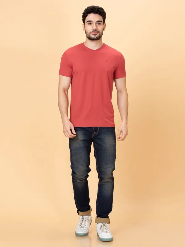 Being Human Clothing Men Slim Fit Denim-Dark Tone