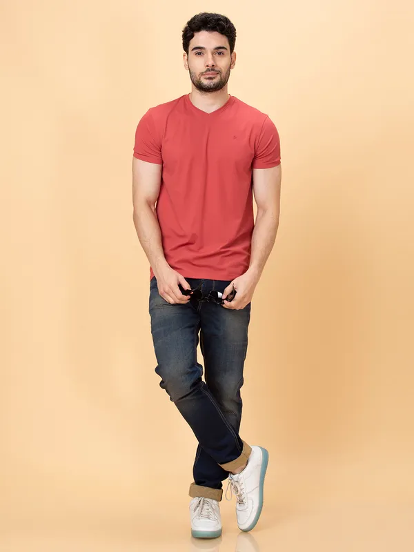 Being Human Clothing Men Slim Fit Denim-Dark Tone