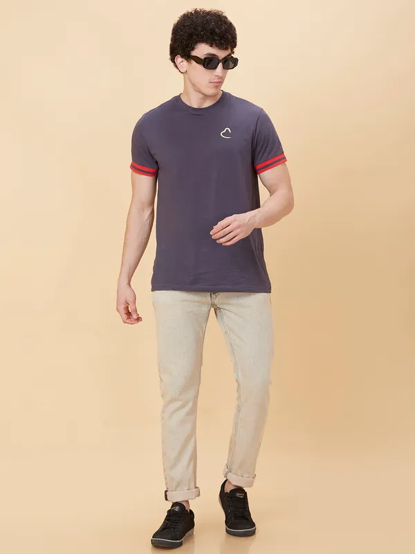 Being Human Men Straight Fit Denim-Babe Pink