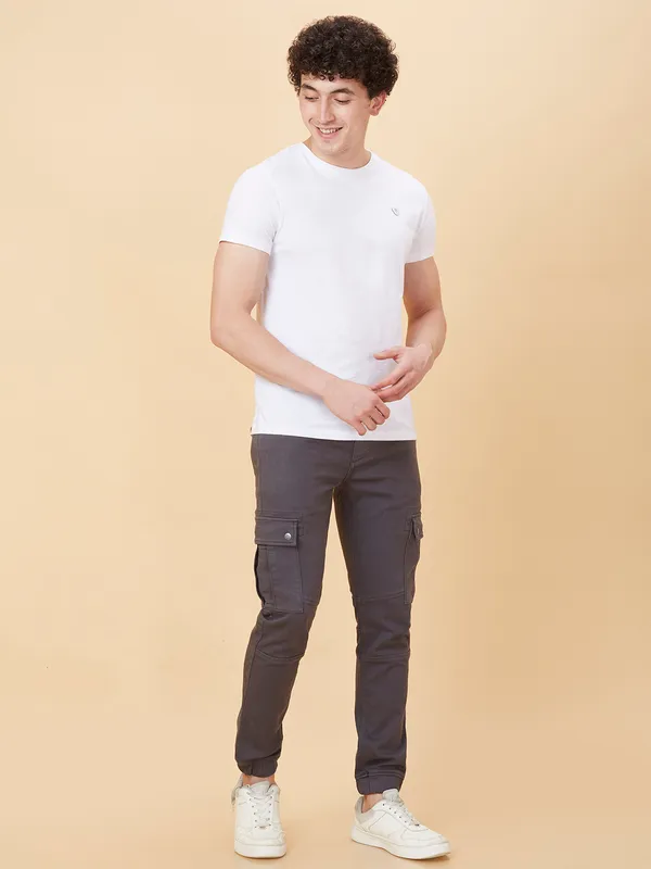 Being Human Men Jogger Fit Denim-Charcoal