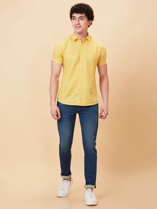 Being Human Men Slim Fit Denim-Mid Tone
