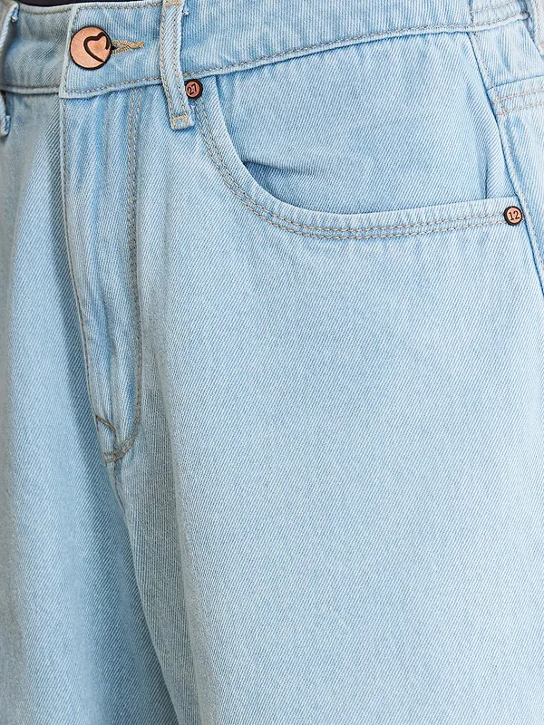 Being Human Mens-Bottom Denim Light Tone