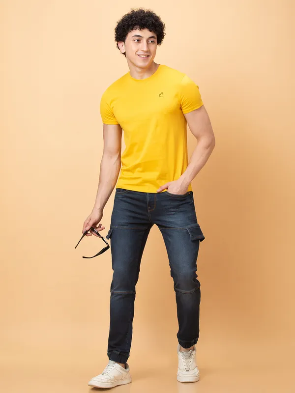 Being Human Mens-Bottom Joggers Dark Tone