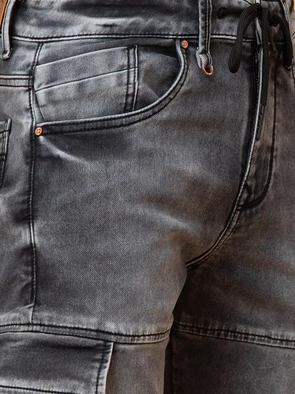 Being Human Mens-Bottom Joggers Grey Tone