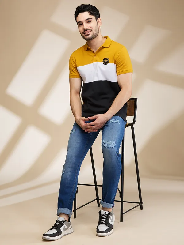 Being Human Clothing Mens-Bottom Denim Mid Tone