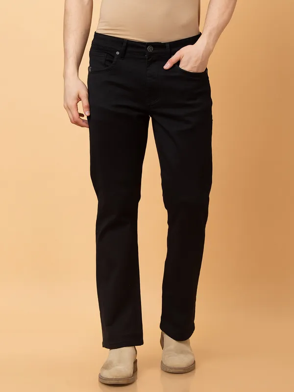 Being Human Mens-Bottom Denim Black Tone