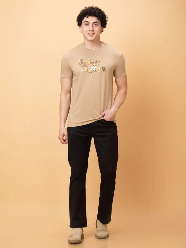 Being Human Mens-Bottom Denim Black Tone