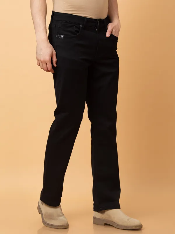 Being Human Mens-Bottom Denim Black Tone