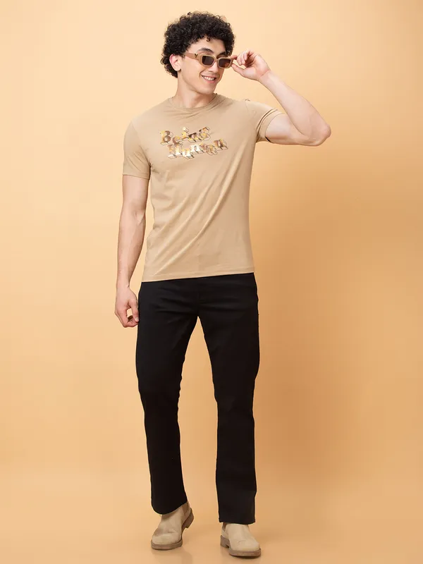 Being Human Mens-Bottom Denim Black Tone