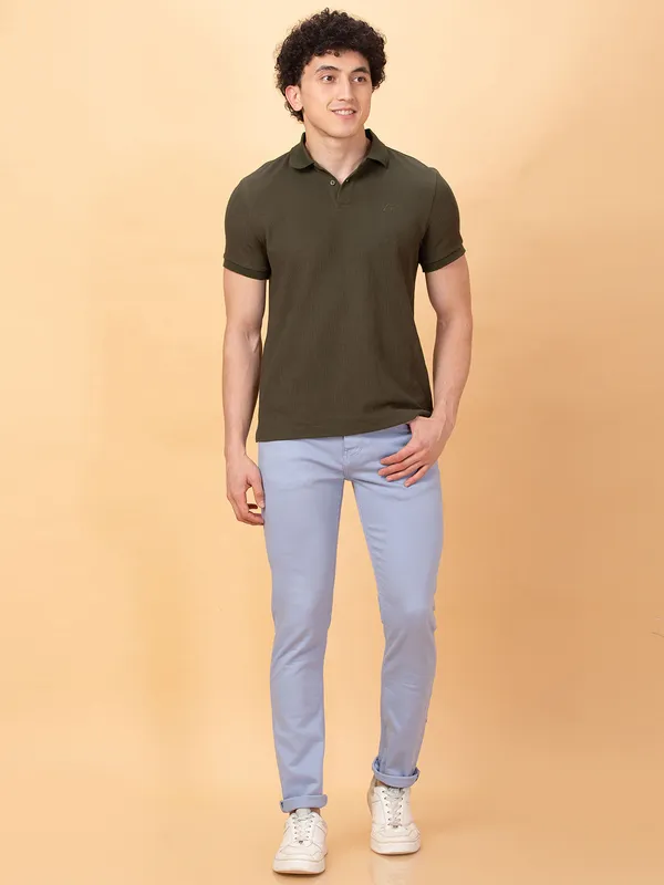 Being Human Mens-Bottom Denim Blue