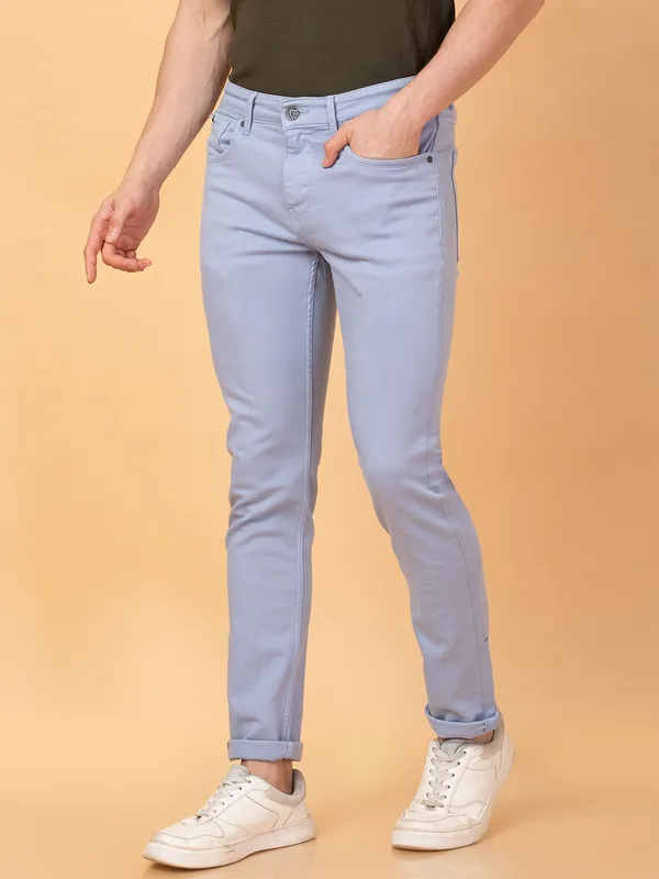 Being Human Mens-Bottom Denim Blue