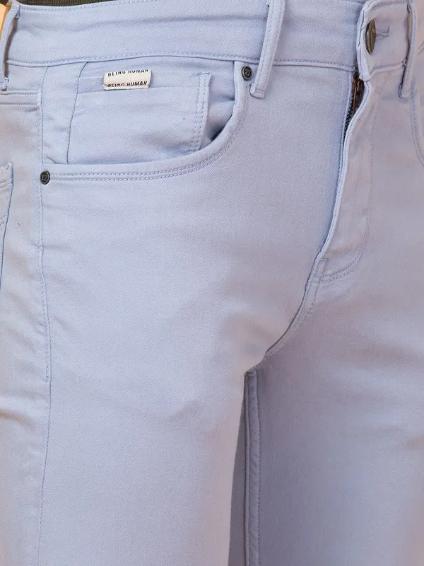Being Human Mens-Bottom Denim Blue