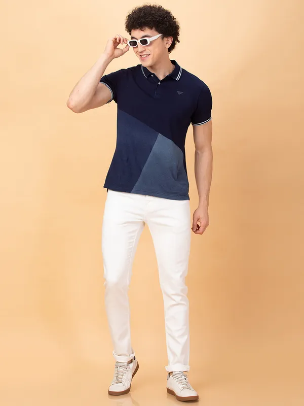 Being Human Mens-Bottom Denim Ivory
