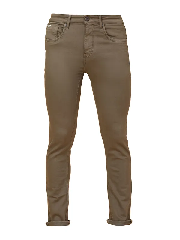 Being Human Clothing Mens Denim- Camel