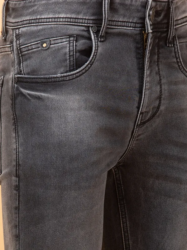 Being Human Mens-Bottom Denim Grey Tone