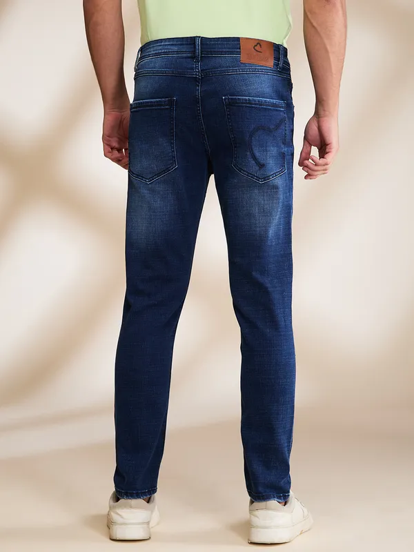 Being Human Mens-Bottom Denim Dark Tone