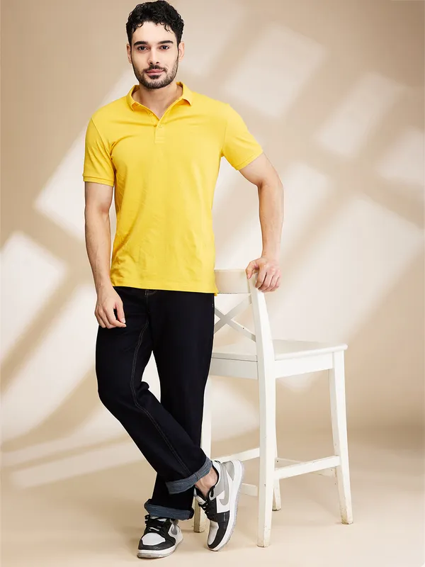 Being Human Mens-Bottom Denim Dark Tone