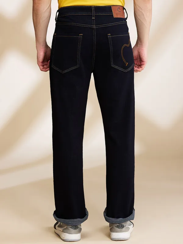 Being Human Mens-Bottom Denim Dark Tone