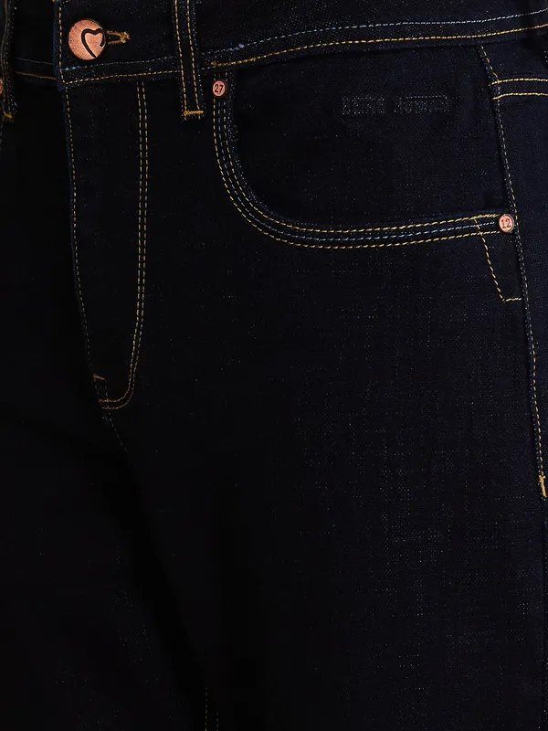 Being Human Mens-Bottom Denim Dark Tone