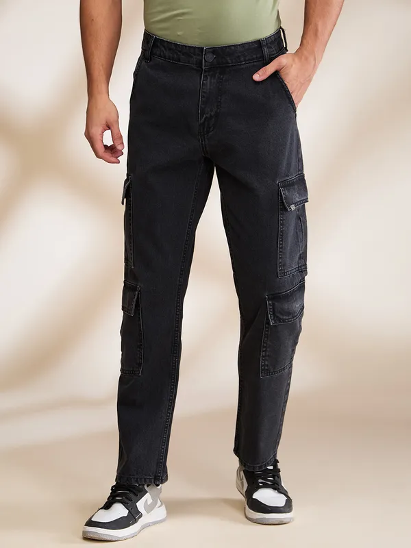 Being Human Clothing Mens-Bottom Denim Grey Tone
