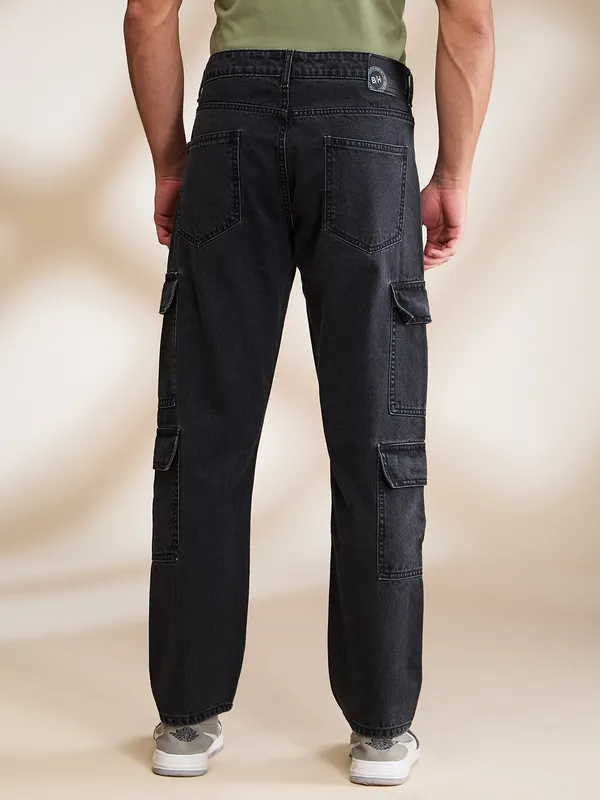 Being Human Clothing Mens-Bottom Denim Grey Tone