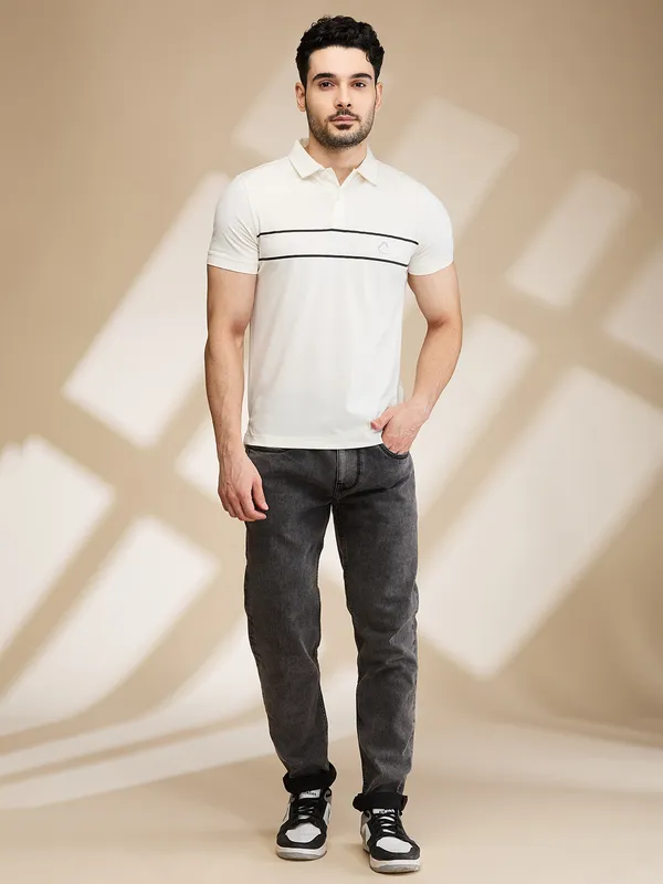 Being Human Mens-Bottom Denim Grey Tone