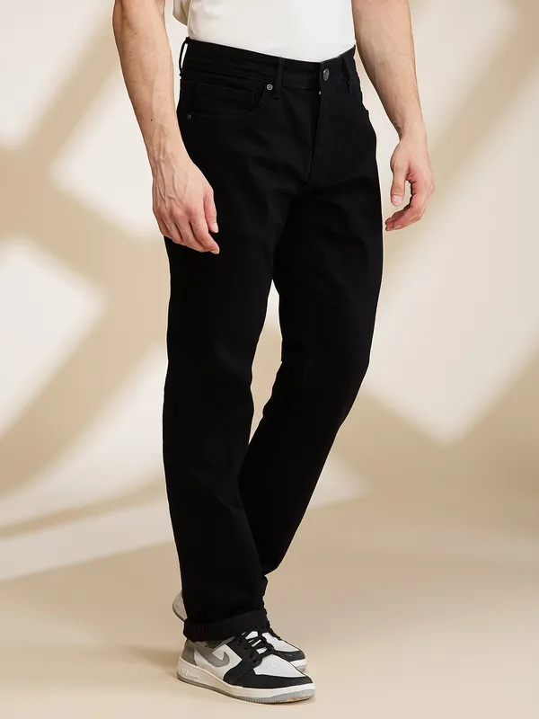 Being Human Mens-Bottom Denim Black Tone