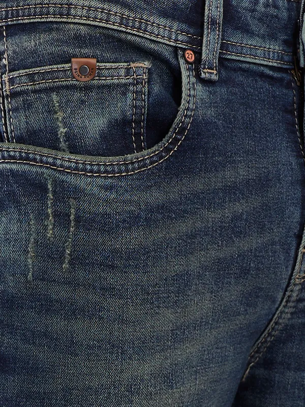Being Human Clothing Men Blue Solid Jeans