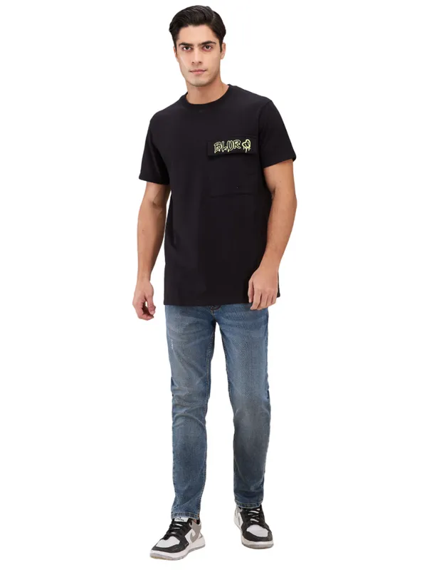 Being Human Men Blue Solid Jeans