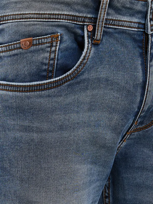 Being Human Men Blue Solid Jeans