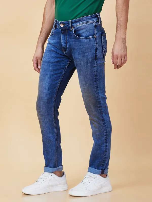 Being Human Men Black Solid Jeans