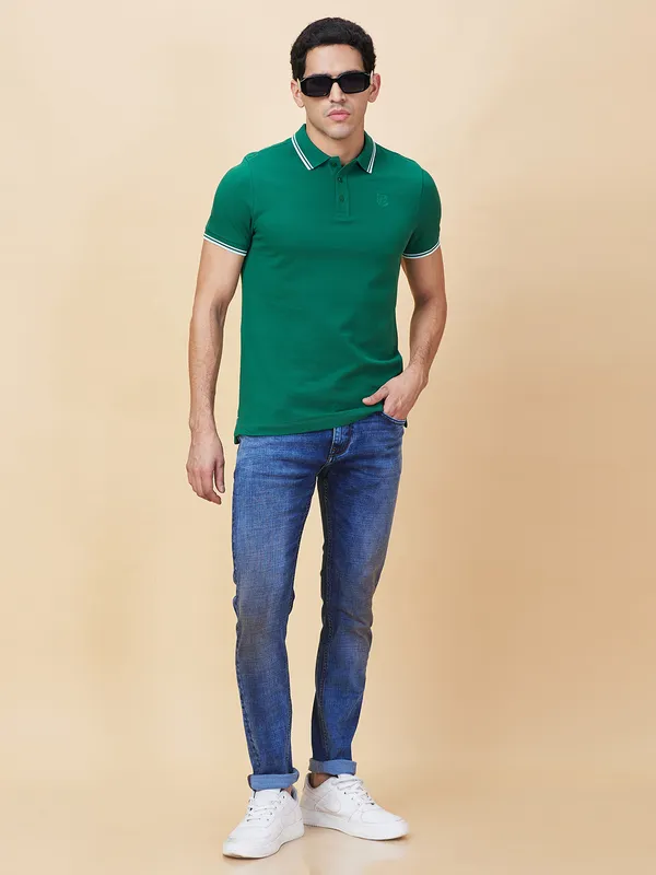 Being Human Men Black Solid Jeans