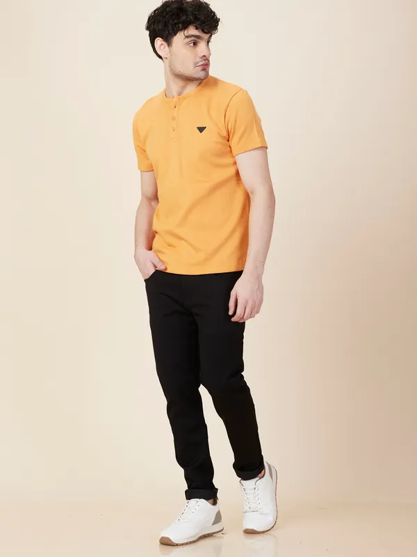 Being Human Men Black Solid Jeans