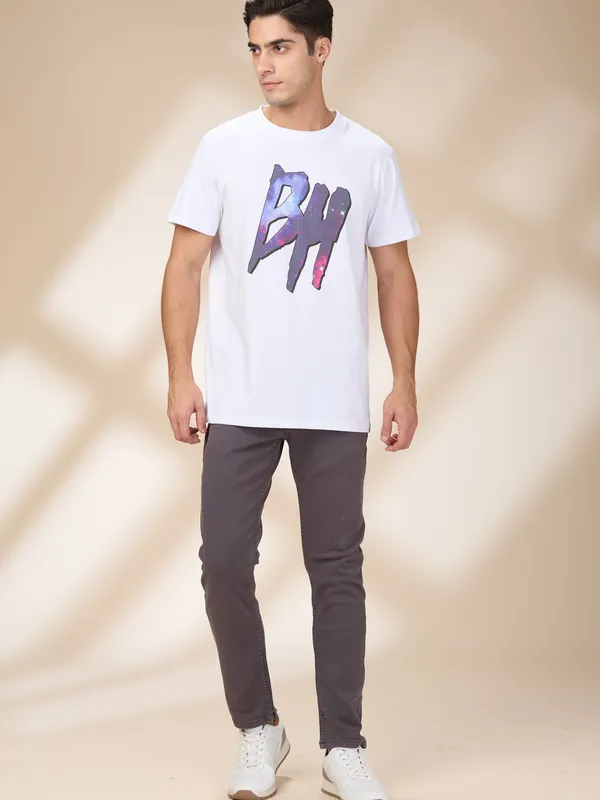 Being Human Clothing Men Grey Solid Jeans