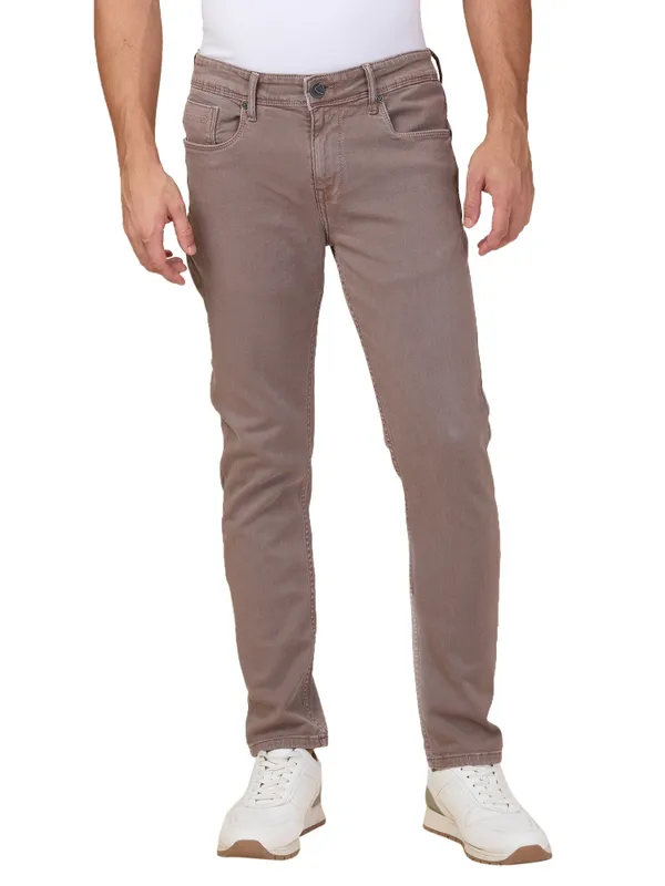 Being Human Clothing Men Grey Solid Jeans