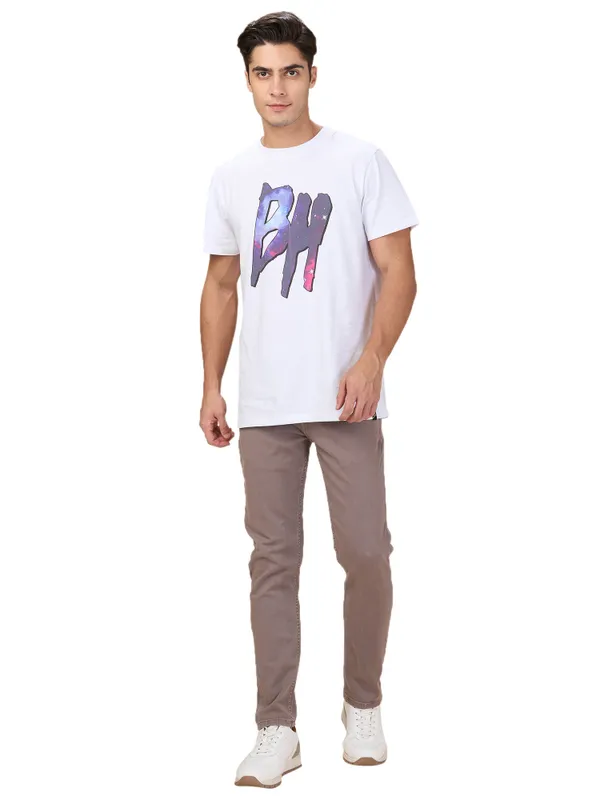 Being Human Clothing Men Grey Solid Jeans