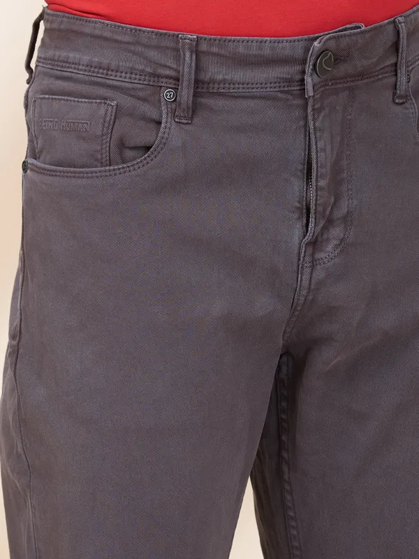 Being Human Men Grey Solid Jeans