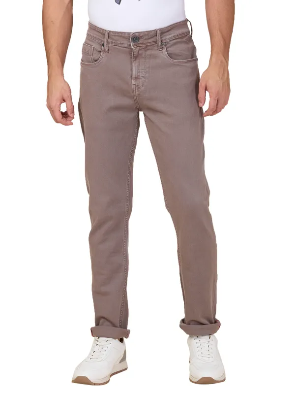 Being Human Clothing Men Grey Solid Jeans