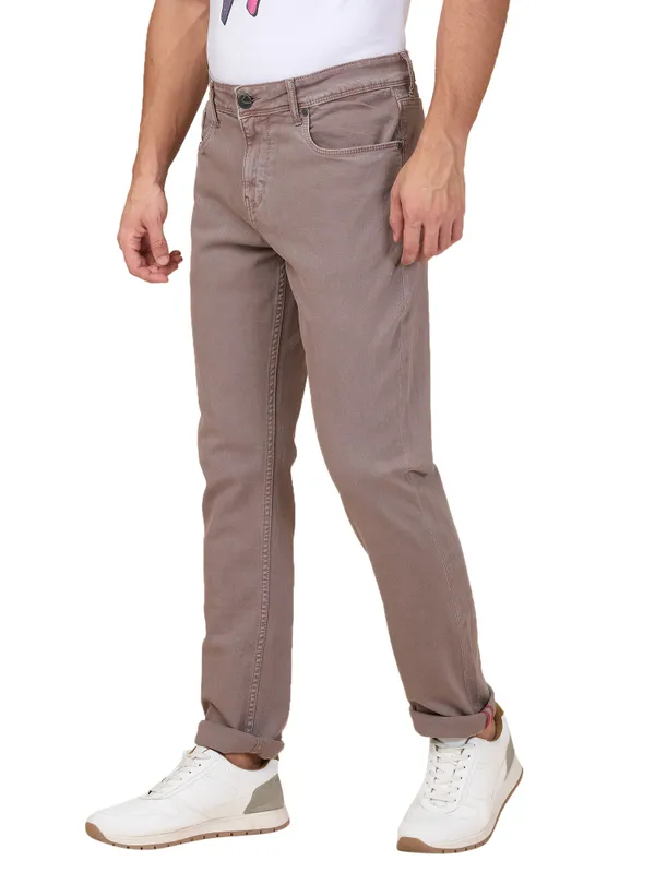 Being Human Clothing Men Grey Solid Jeans