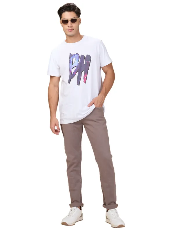 Being Human Clothing Men Grey Solid Jeans