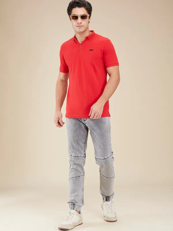 Being Human Clothing Men Grey Solid Jogger