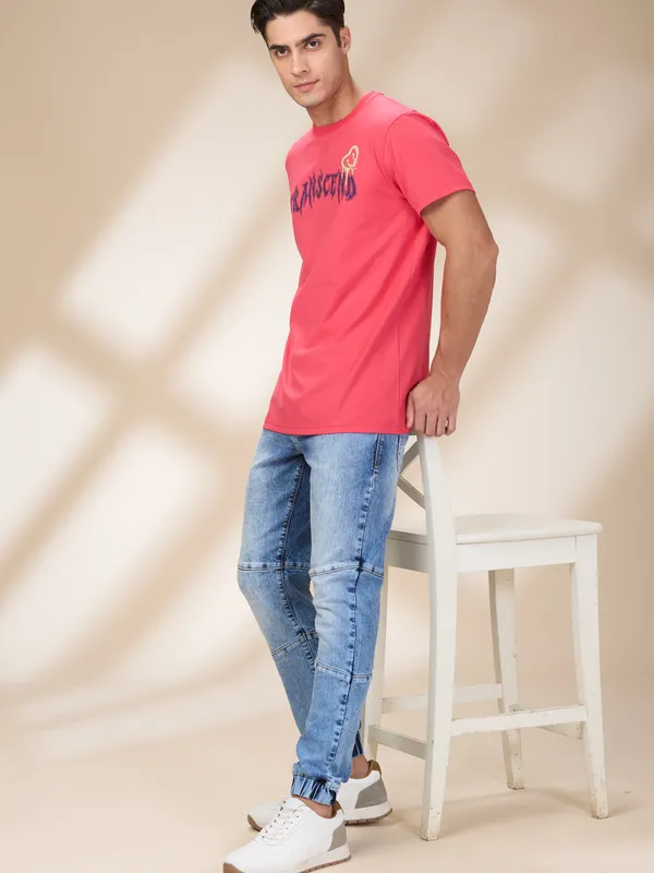 Being Human Clothing Men Blue Solid Jogger