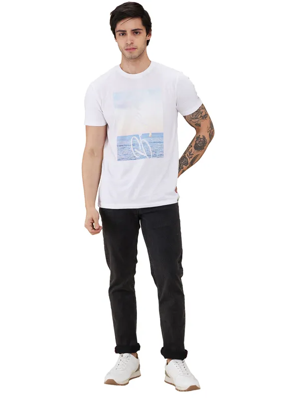 Being Human Mens-Bottom Denim Grey Tone