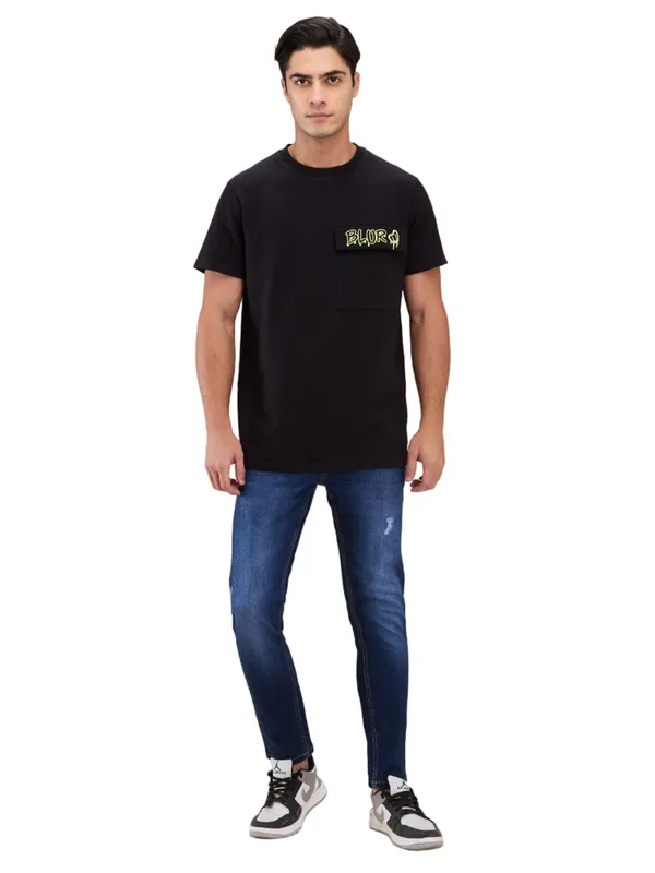 Being Human Clothing Men Blue Solid Jeans