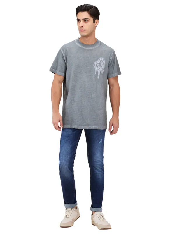 Being Human Men Blue Solid Jeans