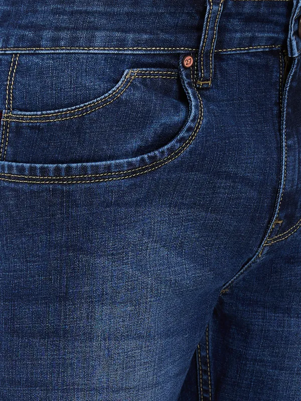 Being Human Men Blue Solid Jeans