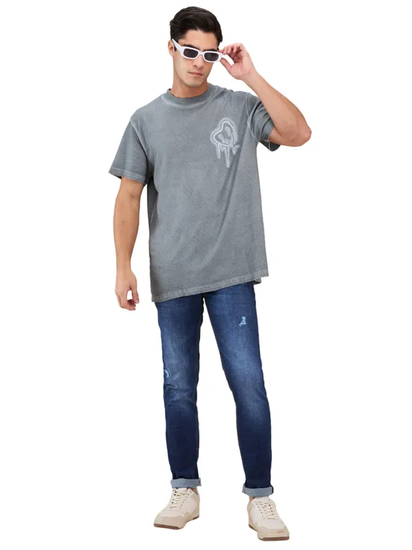 Being Human Men Blue Solid Jeans